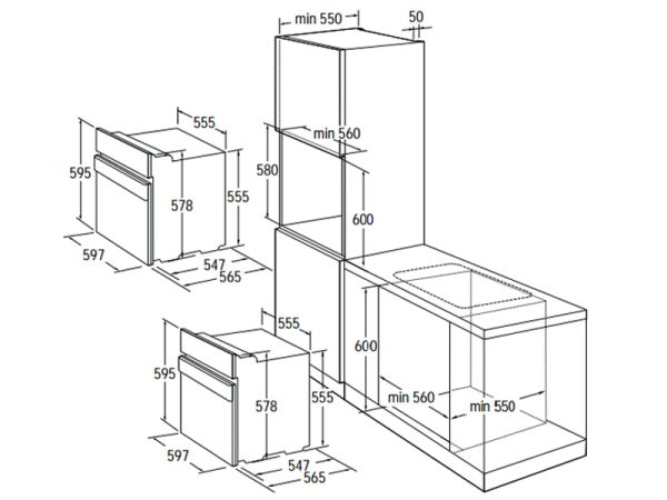 bản vẽ kỹ thuật lò nướng 535.00.300