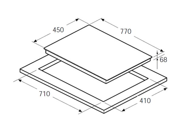 bản vẽ kỹ thuật bếp 536.01.595