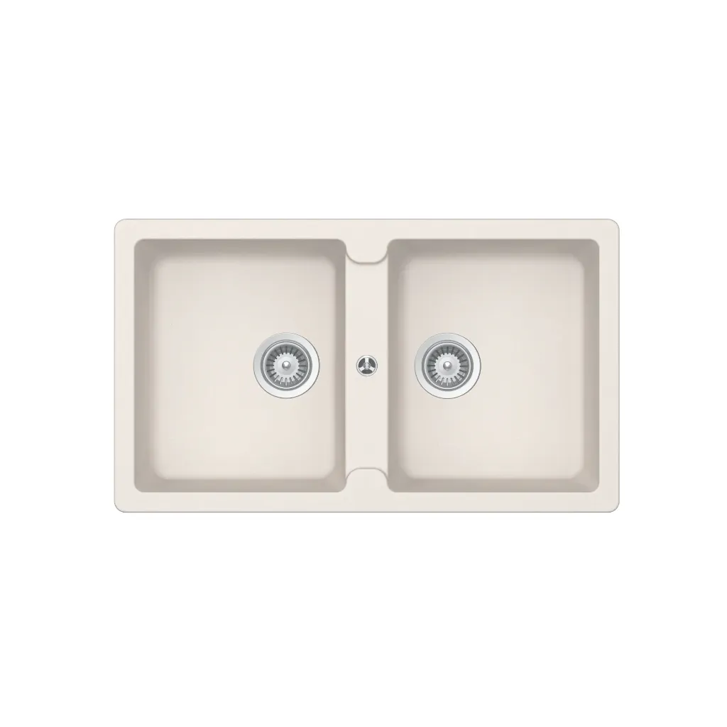 Chậu đá Hafele 860mm HS19-GEN2S90 màu kem 570.36.400 Chậu đá Hafele 860mm HS19-GEN2S90 màu kem 570.36.400