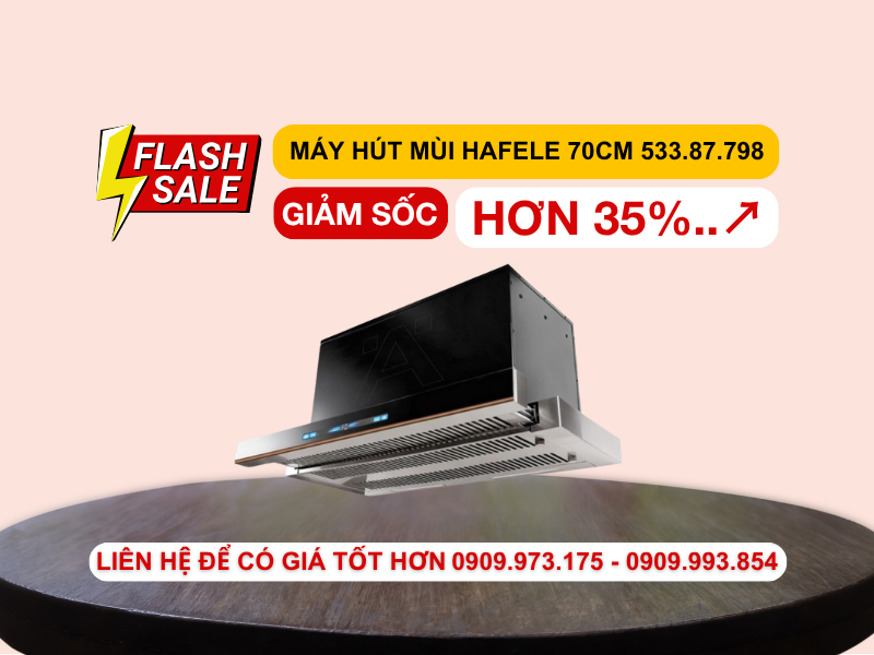 Máy hút mùi âm tủ Hafele 70cm HC-H706BS 533.87.798 Máy hút mùi âm tủ Hafele 70cm HC-H706BS 533.87.798