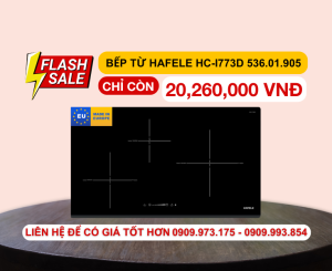 flash sale Bếp từ Hafele 3 vùng nấu HC-I773D 536.01.905