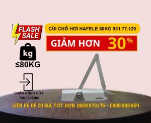 flash sale Cùi chỏ hơi Hafele 80kg không dừng 931.77.129