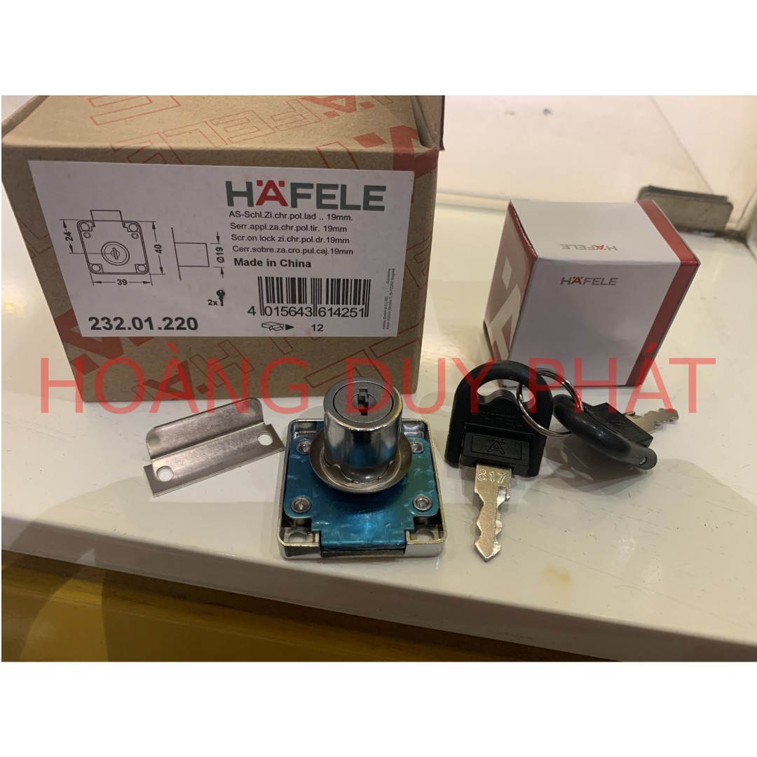 khoá vuông hafele 232.01.220 image 1 khoá vuông hafele 232.01.220 image 1