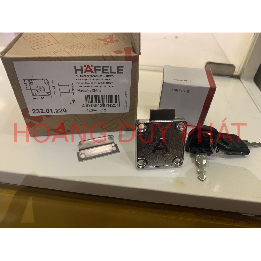 khoá vuông hafele 232.01.220 image 2 khoá vuông hafele 232.01.220 image 2