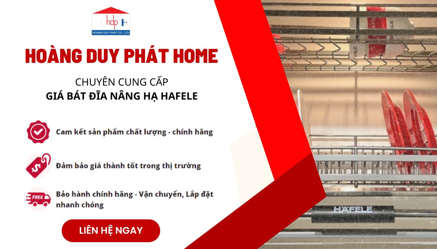 Mua giá up bát nâng hạ Hafele chính hãng giá tốt tại Hoàng Duy Phát Home