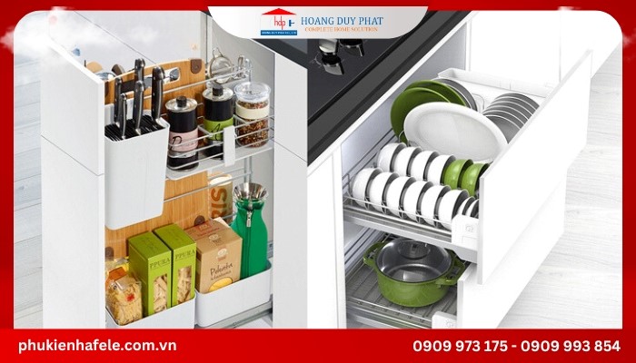 Hafele - Thương hiệu phân phối phụ kiện tủ bếp cao cấp