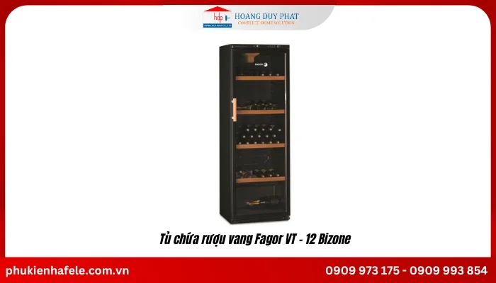 Tủ bảo quản rượu vang Fagor VT – 12 Bizone