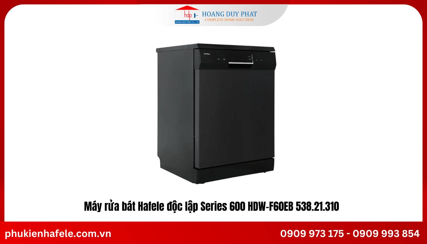 Máy rửa chén Hafele độc lập Series 600 HDW-F60EB 538.21.310