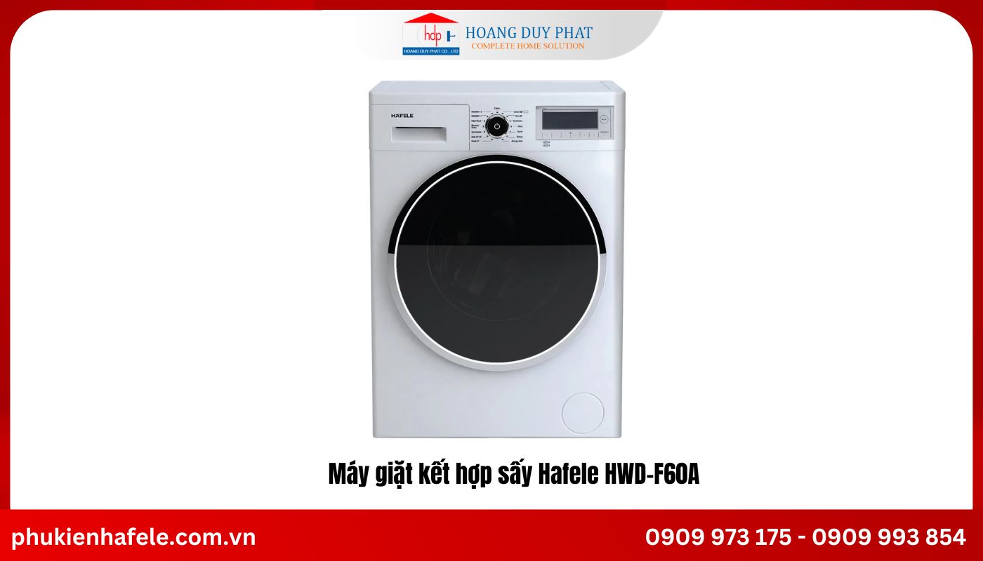 Máy giặt kết hợp sấy Hafele HWD-F60A 533.93.100