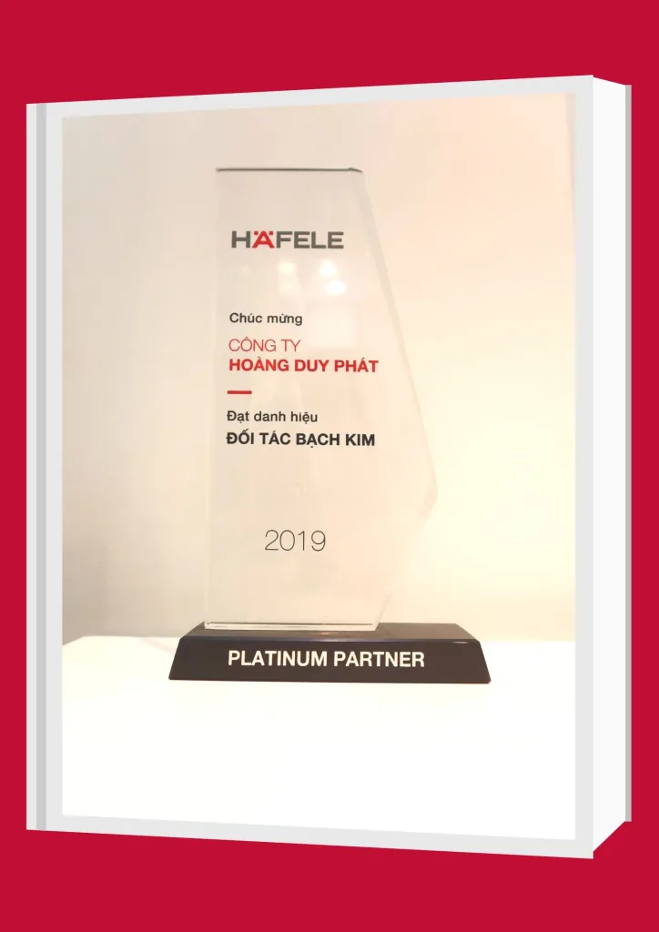 Giải thưởng nhà phân phối Hafele xuất sắc 2019