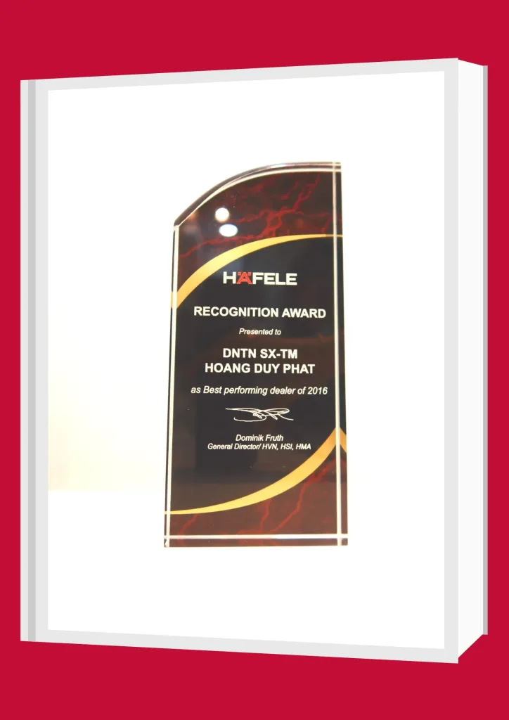 Giải thưởng nhà phân phối Hafele xuất sắc 2016