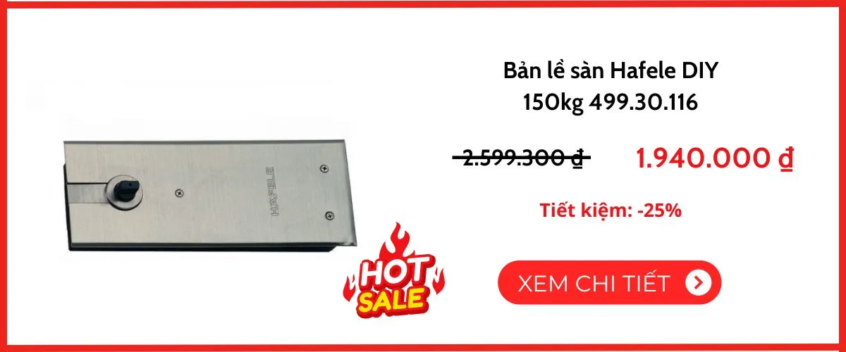 Bản lề sàn Hafele 499.30.116