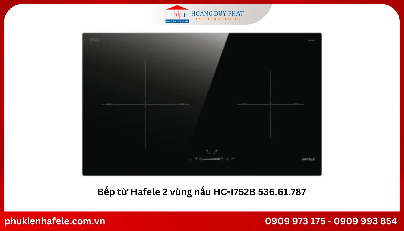 Bếp từ Hafele 2 vùng nấu HC-I752B 536.61.787 