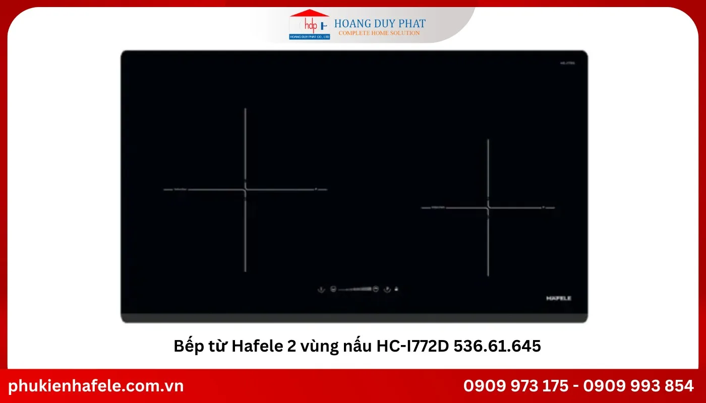 Bếp từ âm Hafele 2 vùng nấu HC-I772D 536.61.645