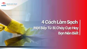 Các cách phổ biến làm sạch mặt bếp từ