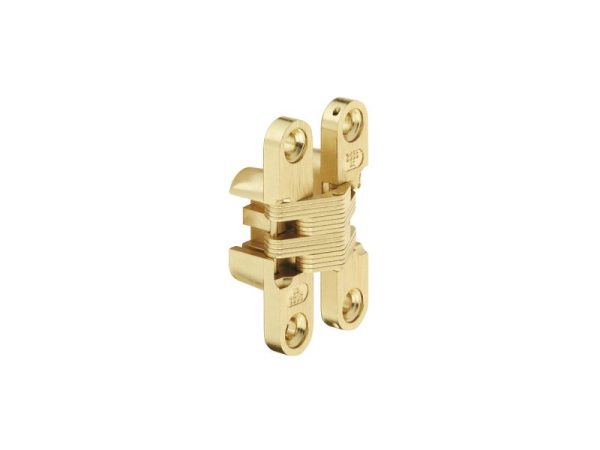HINGE FOR WOOD THICKNESS 13 - 51MM Brass plated