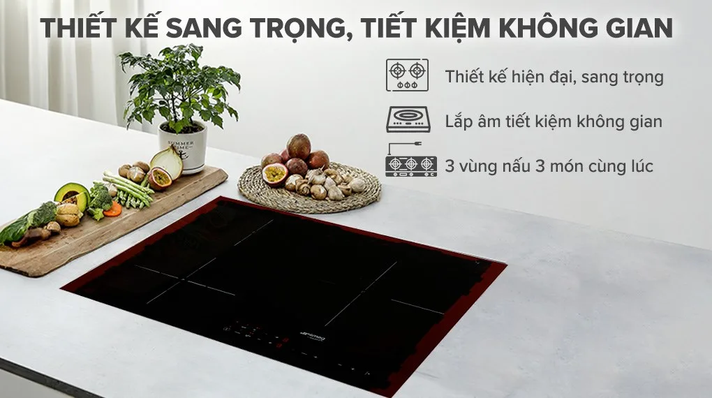 Bếp từ Smeg SI5632D 536.64.091 image 9