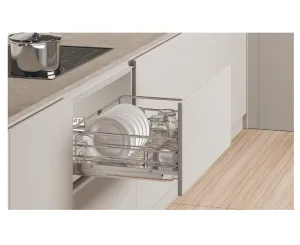 RỔ KÉO ĐỰNG BÁT ĐĨA HAFELE OVAN INOX 304 - KOSMO KASON FLEX