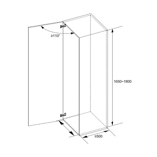 bản vẽ kỹ thuật tủ đồ khô hafele