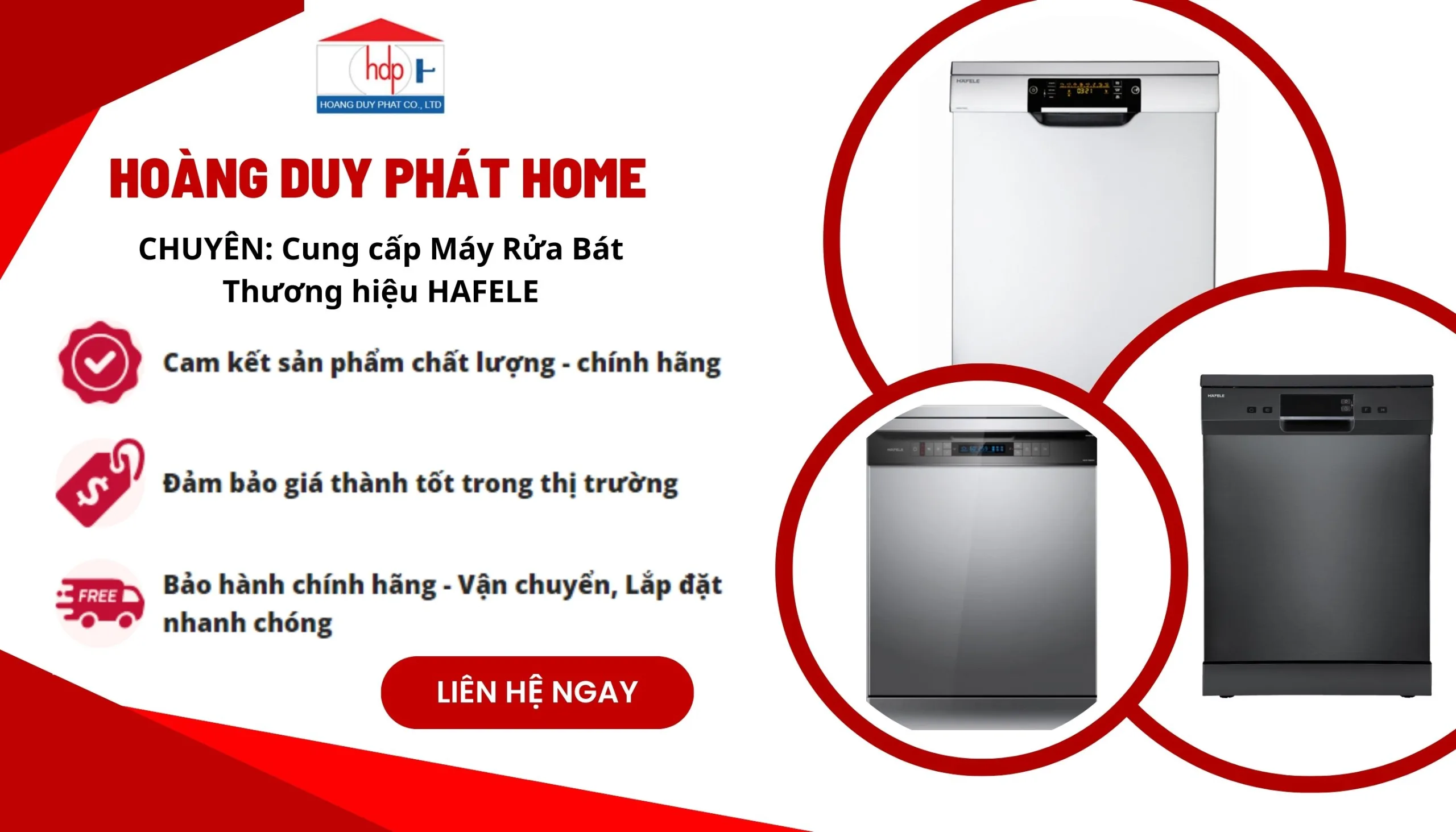 Địa chỉ mua máy rửa bát chính hãng tại Hafele