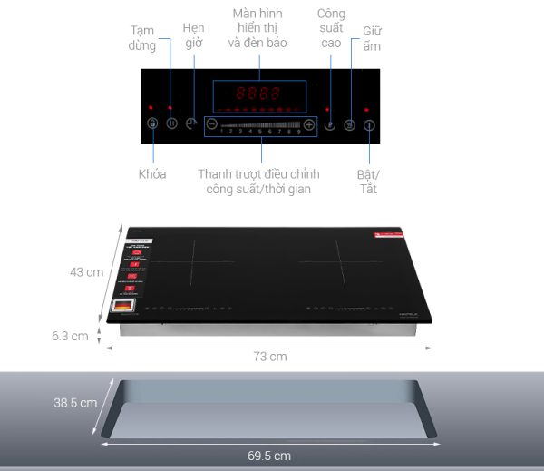 Bếp từ Hafele HC-I7325B 533.09.979 image 1