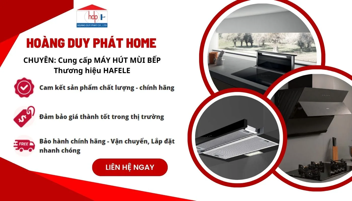 Mua máy hút mùi bếp chất lượng tại Hafele