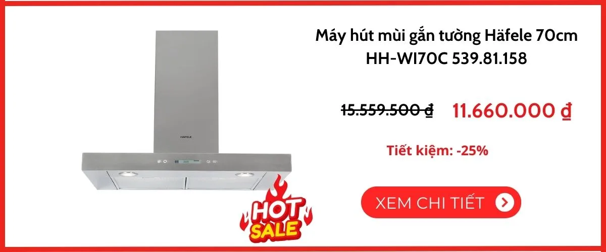 Máy hút mùi gắn tường Häfele 539.81.158