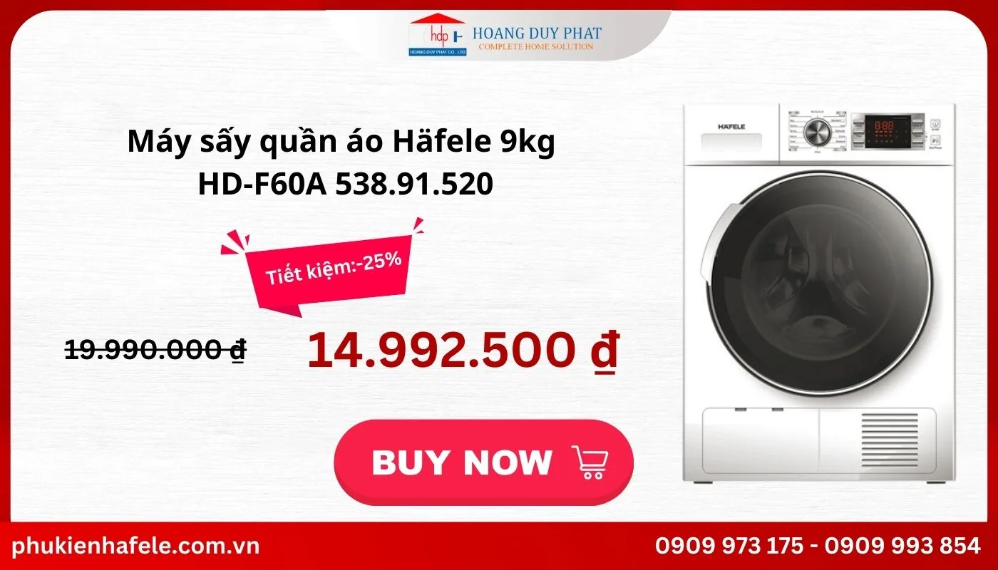 Máy sấy quần áo Hafele HD-F60A