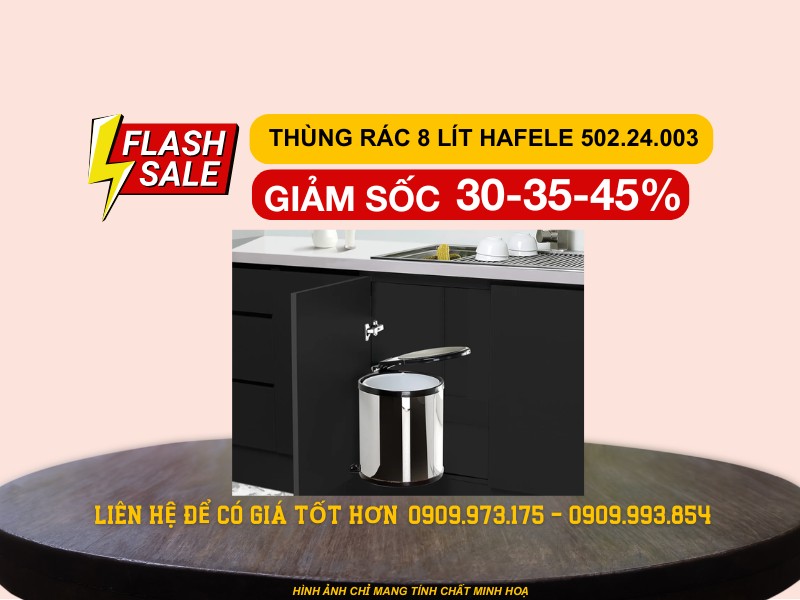 Thùng rác Hafele 8 Lít 502.24.003