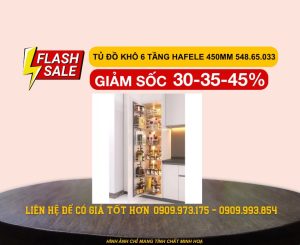 Tủ đồ khô Hafele Inox 304 450mm 548.65.033