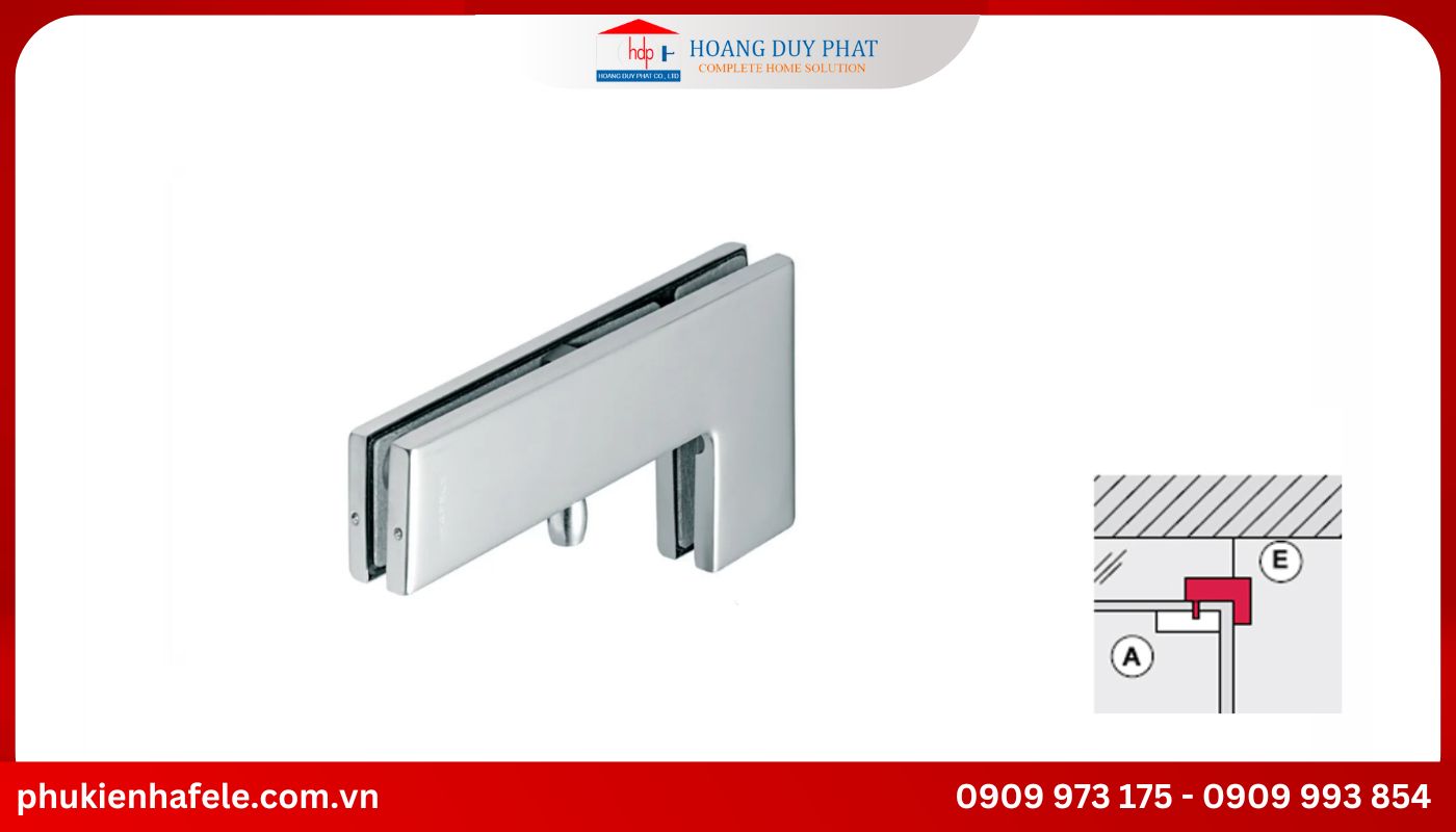 kep-kinh-chu-l-hafele Kẹp kính phòng tắm chữ L được ưa chuộng nhờ độ bền cao