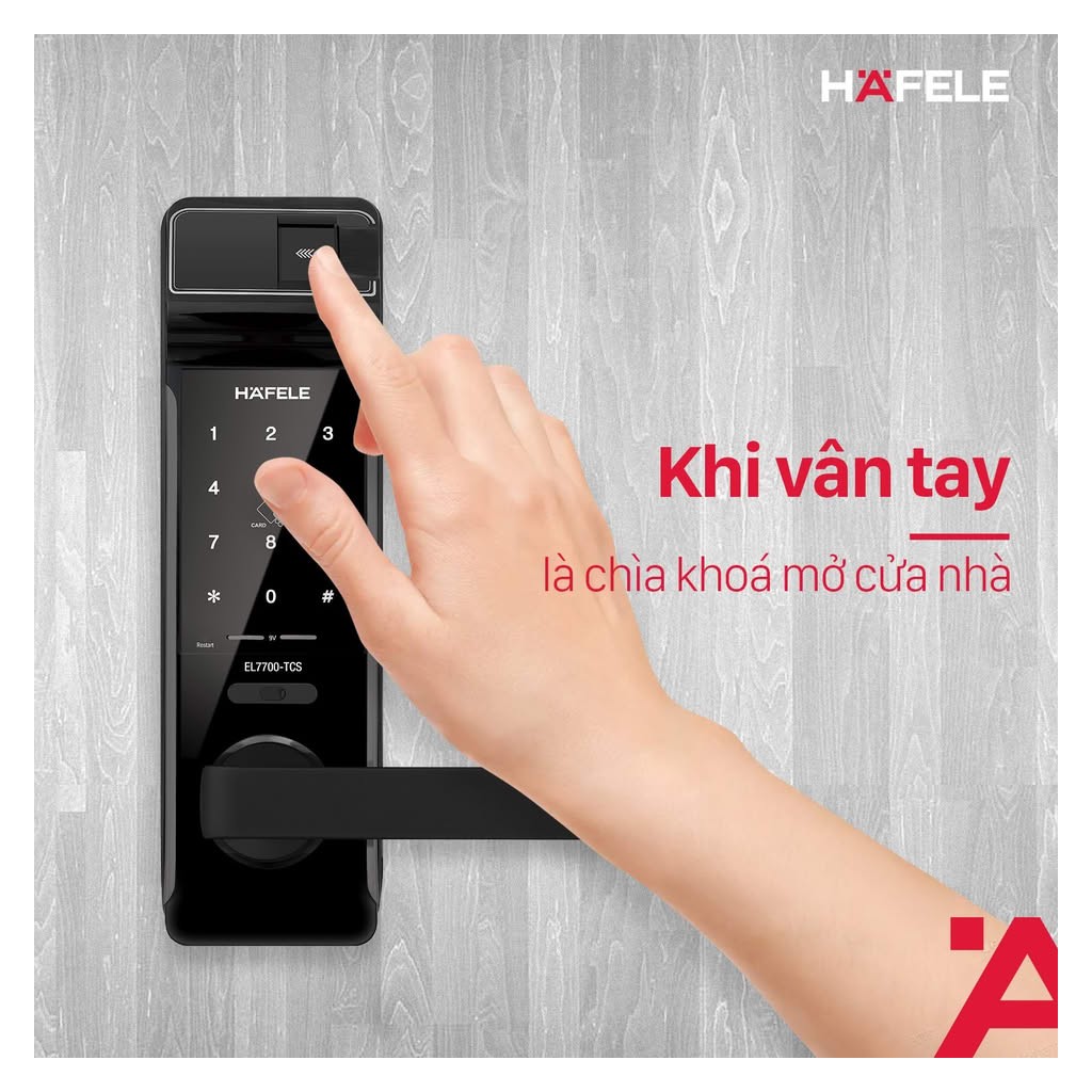 khóa từ hafele vân tay
