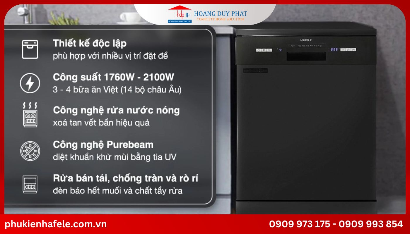 may-rua-chen-hafele-co-cong-nghe-rua-bat-tien-tien Máy rửa chén Hafele tích hợp nhiều công nghệ làm sạch hiện đại, tiện lợi