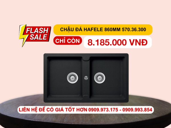 Chậu Rửa Đá HS19-GEN2S90 Hafele 570.36.300