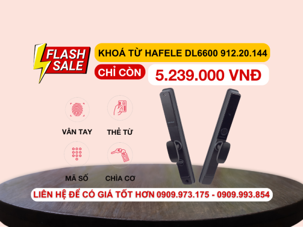 Khóa Điện Tử Cửa Nhôm Trượt DL6600 912.20.144