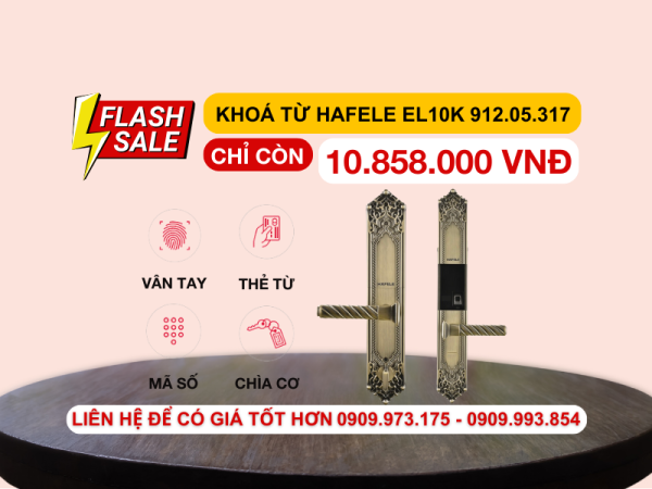 Khóa điện tử hafele EL10K 912.05.317