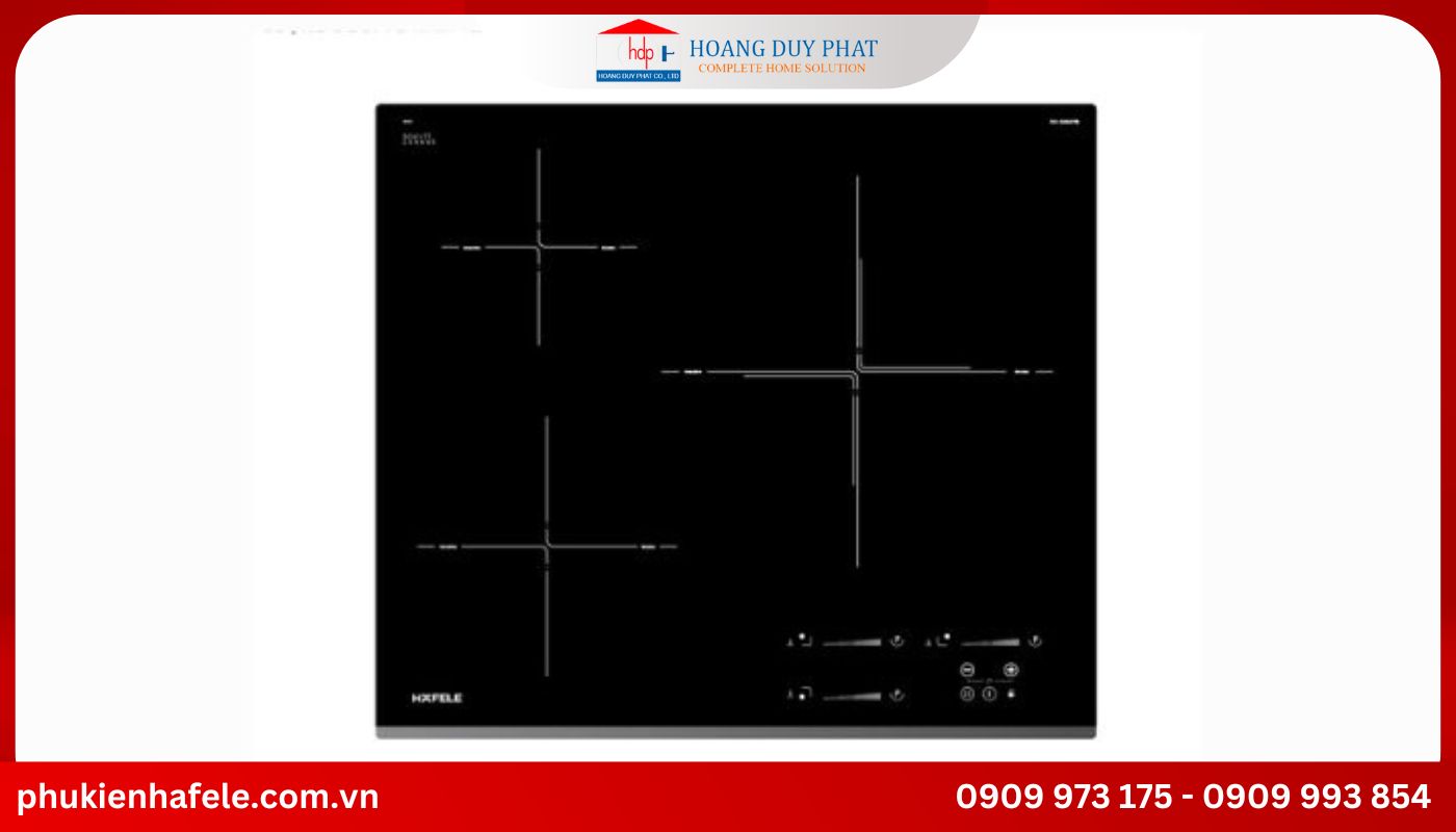 Bếp từ 3 vùng nấu Hafele HC-I6037B 536.61.801 hiện đại