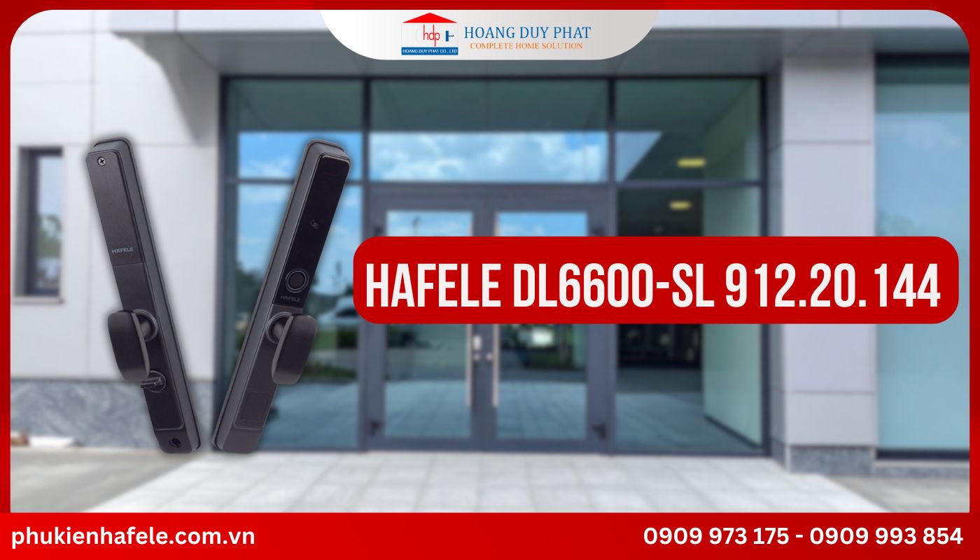 khóa cửa nhôm Hafele DL6600-SL 912.20.144