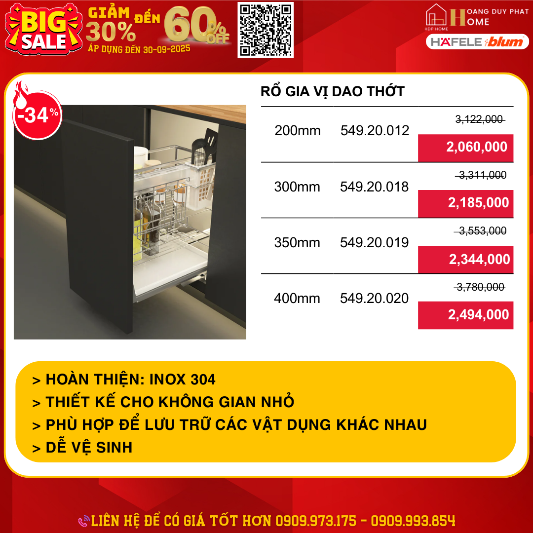 phụ kiện tủ bếp hafele 1