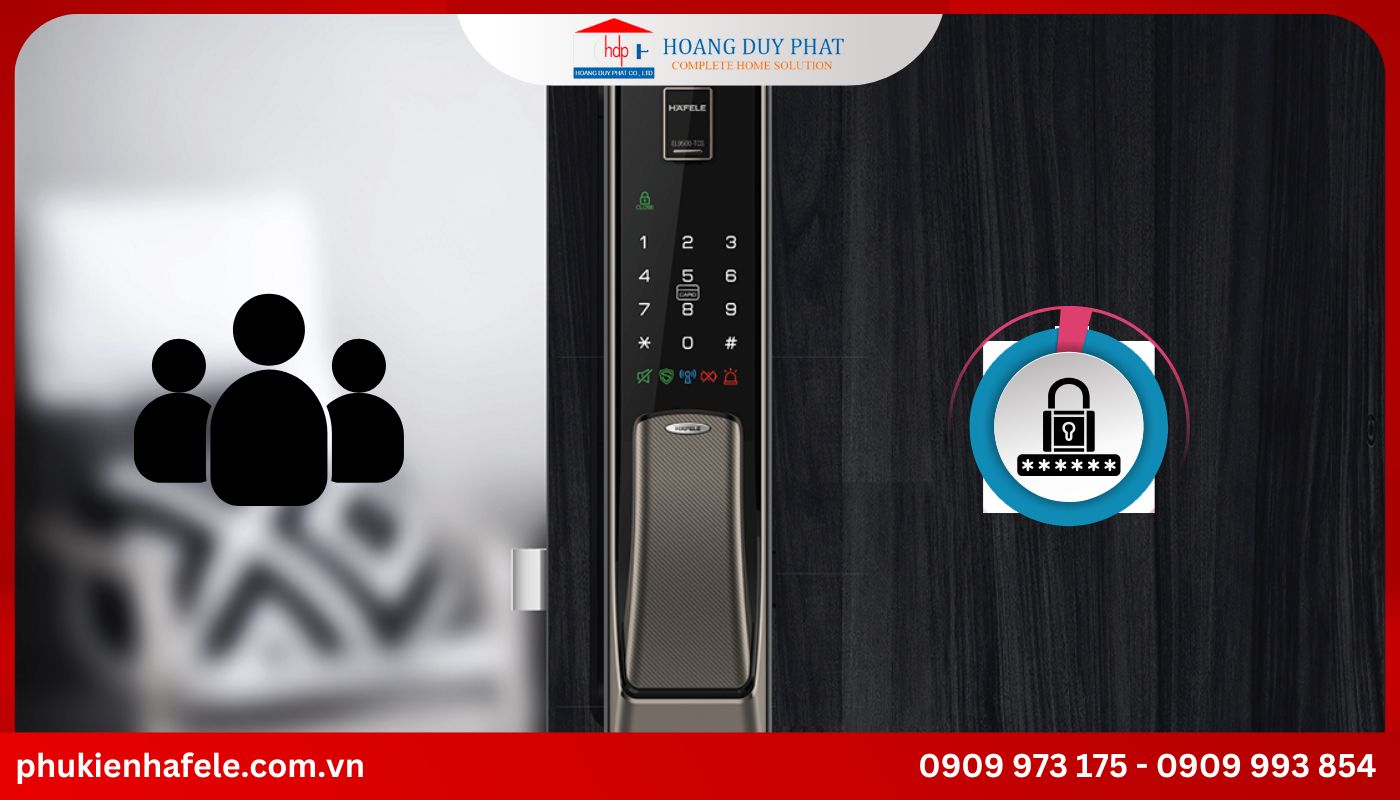 Cách thay đổi mật khẩu khách trên khóa Hafele Cách thay đổi mật khẩu khách trên khóa Hafele