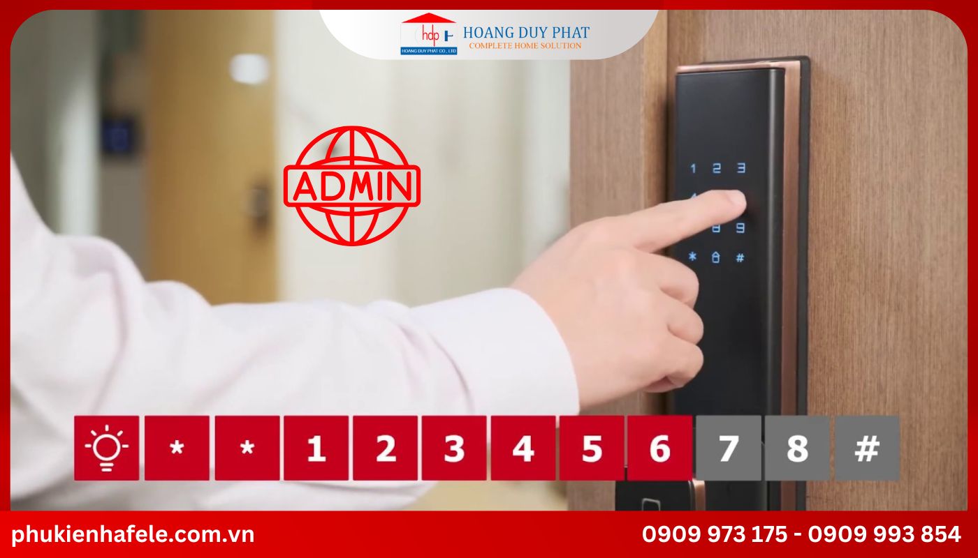 Thiết lập mật khẩu quản trị lần đầu tiên Thiết lập mật khẩu quản trị lần đầu tiên