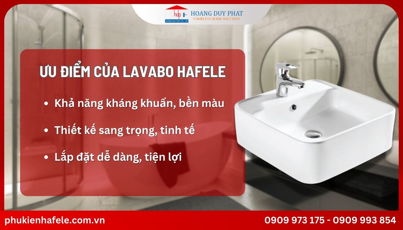 Những lý do nên chọn chậu rửa lavabo Hafele