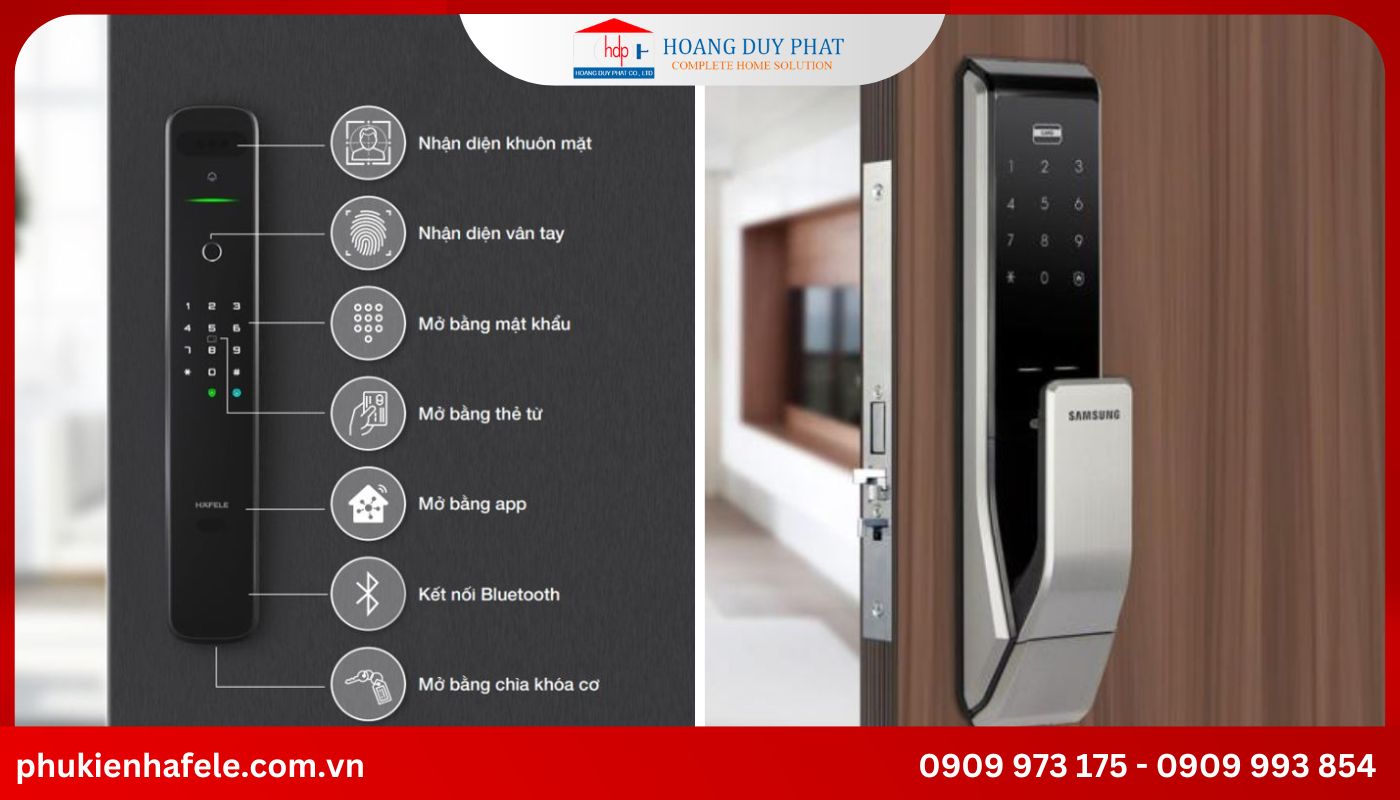Ưu - nhược điểm khoá cửa thông minh Hafele và Samsung Ưu - nhược điểm khoá cửa thông minh Hafele và Samsung