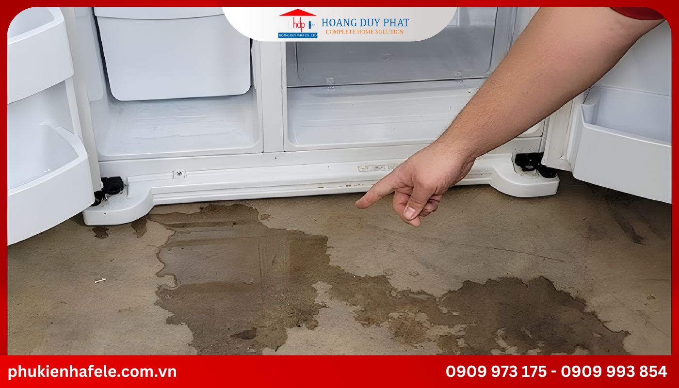 Nguyên nhân khiến tủ lạnh chảy nước phía sau