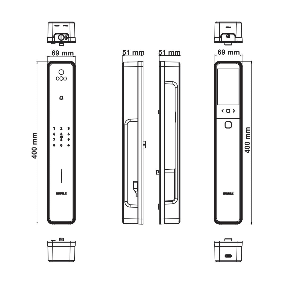 Khoá từ Hafele INFINITY - PP2502W 499.21.223 image 5 Khoá từ Hafele INFINITY - PP2502W 499.21.223 image 5