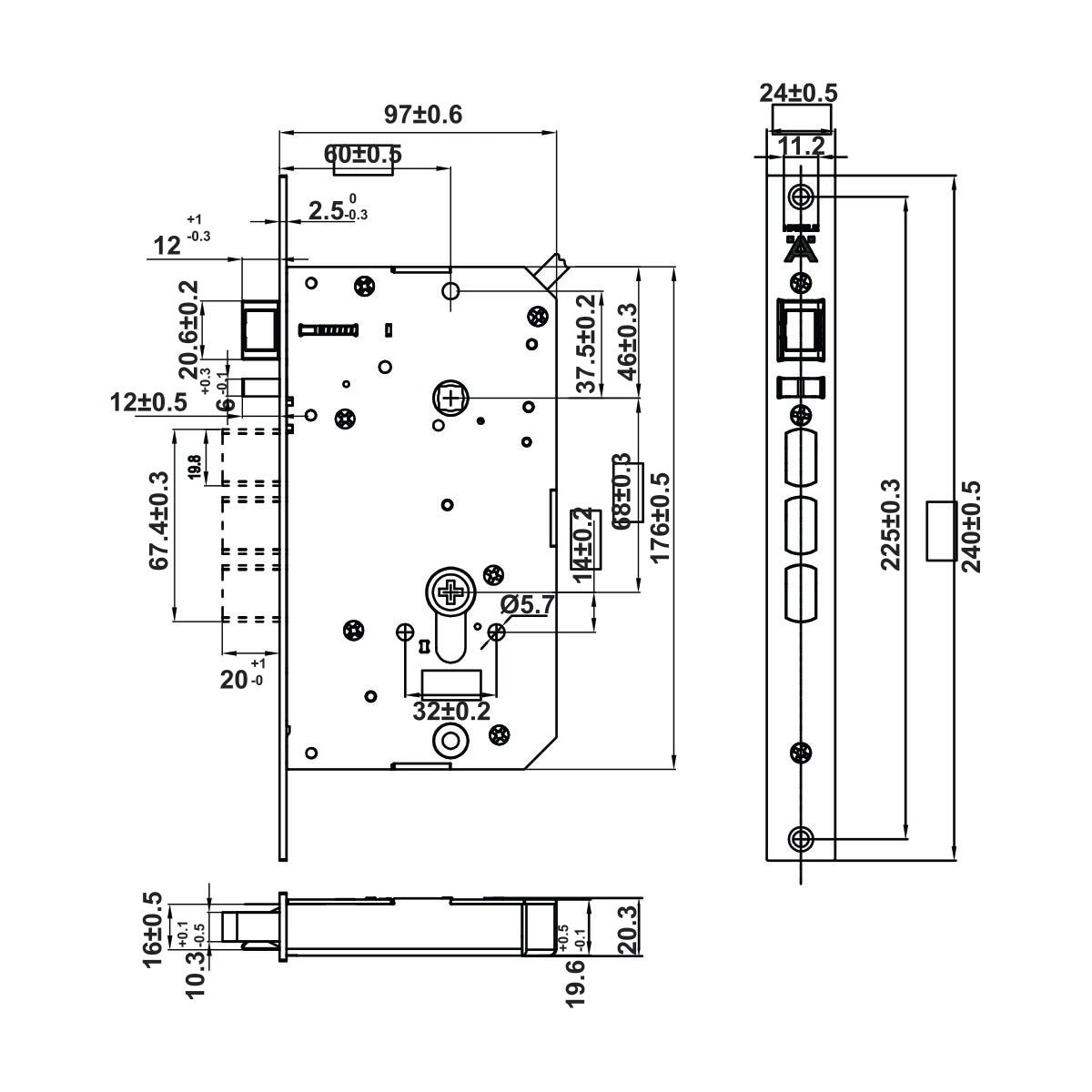 Khoá từ Hafele INFINITY - PP2502W 499.21.223 image 6 Khoá từ Hafele INFINITY - PP2502W 499.21.223 image 6