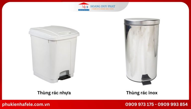 Thùng Rác Nhựa Và Thùng Rác Inox Nên Chọn Loại Nào?