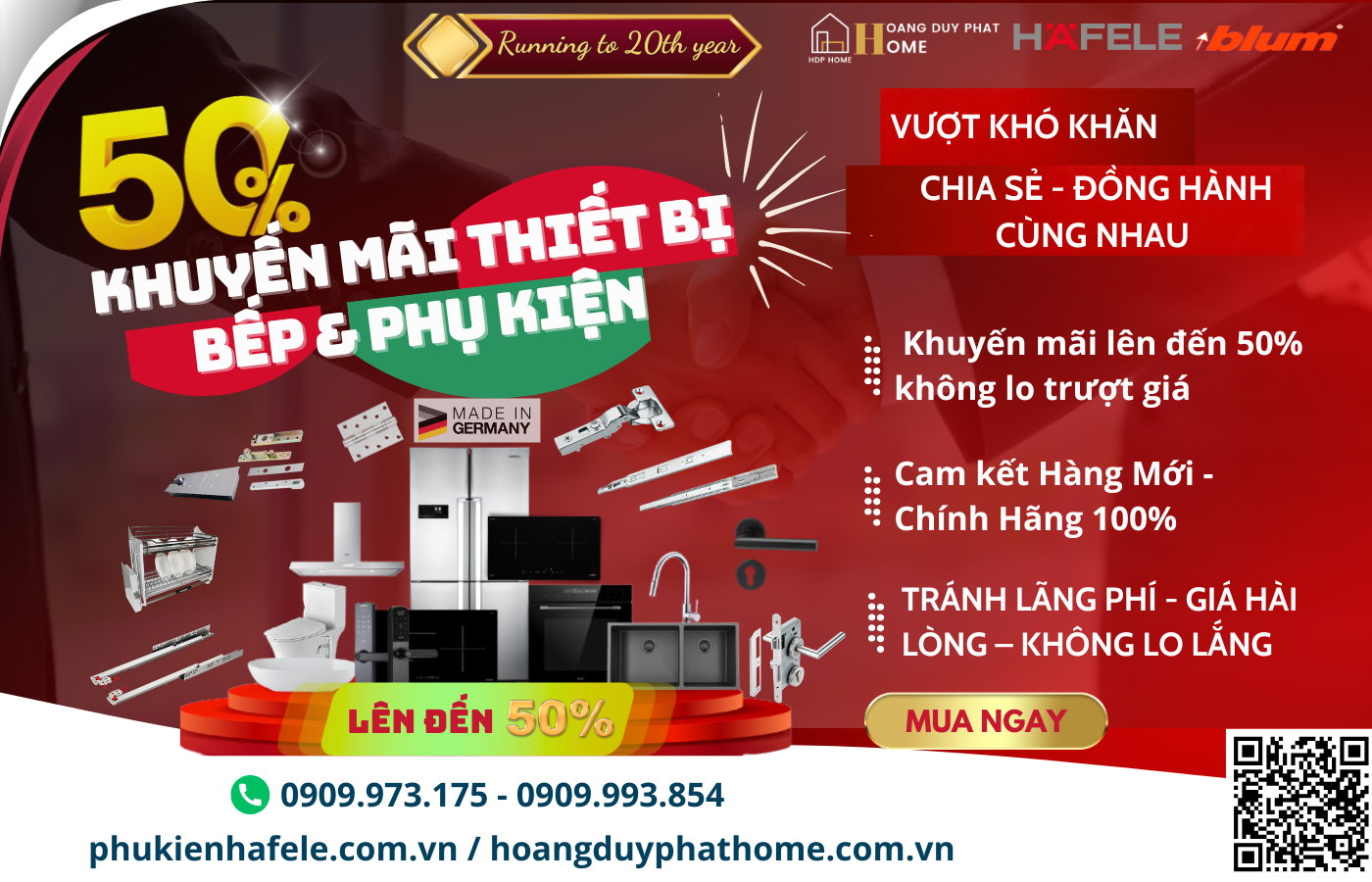 khuyến mãi hafele 2026 - hoàng duy phát