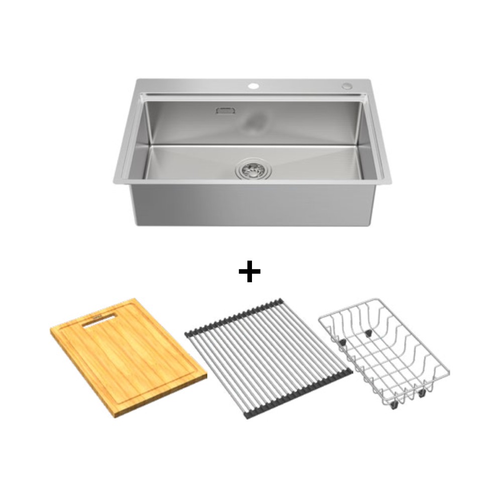 chậu rửa chén inox hafele WS R10 HS24-SSN1S-7650 SILVER 567.20.627 image 2 chậu rửa chén inox hafele WS R10 HS24-SSN1S-7650 SILVER 567.20.627 image 2