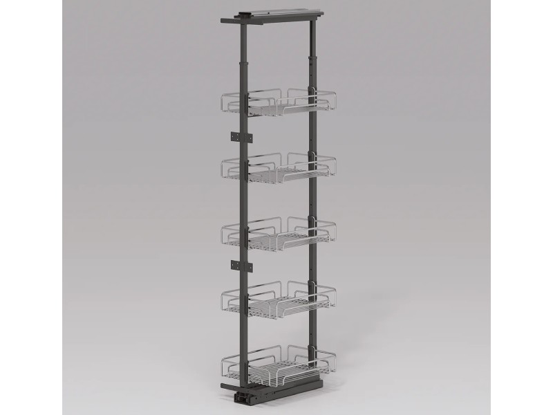 Tủ đồ khô 5 tầng 400mm Nan Ovan Inox 304 Hafele 595.71.047 image 3 Tủ đồ khô 5 tầng 400mm Nan Ovan Inox 304 Hafele 595.71.047 image 3